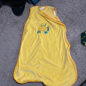 Yellow, turtle sleep or bath sack